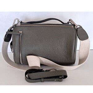Kenneth Cole New York Pebbled Leather Barrel Bag